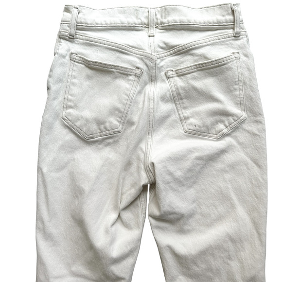 Abercrombie & Fitch Jeans 28 / 6L Ivory 70s Vintage Flare Ultra High Rise (13) - Picture 4 of 11